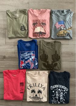 Grunt Style T-Shirts Graphic Patriotic Men’s Size XL Flag