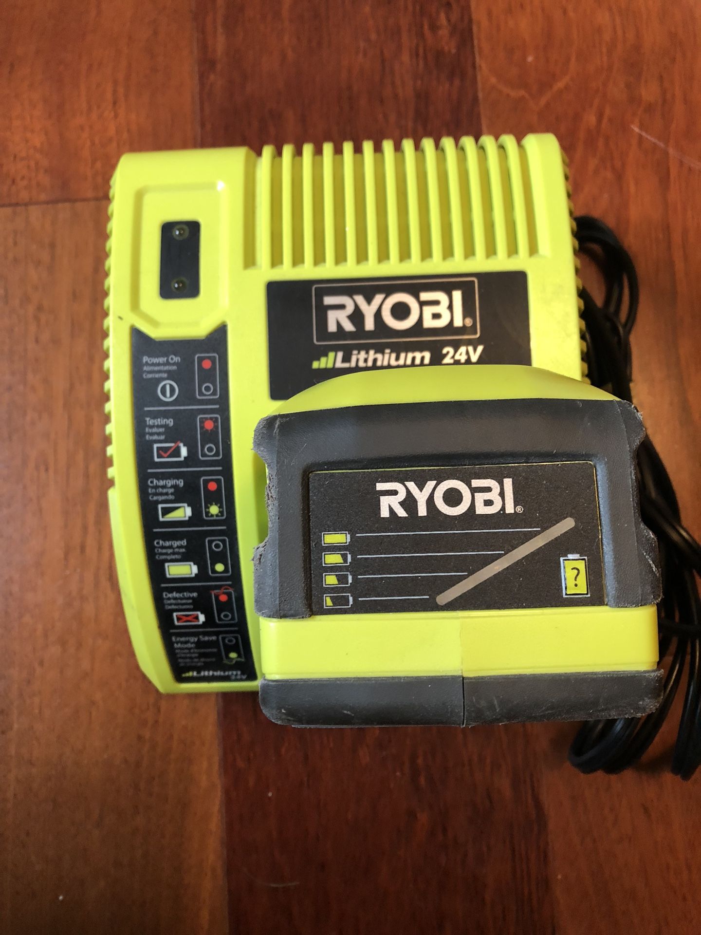 Ryobi 24 Volt Lithium Battery Charger