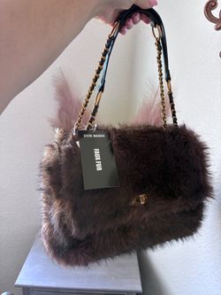 Steve Madden faux fur bag