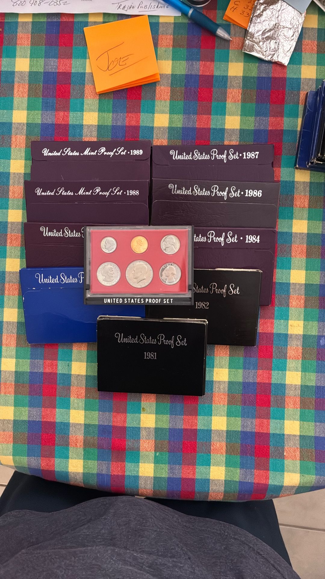 1980’S Proof Sets. COMPLETE 10 YEARS