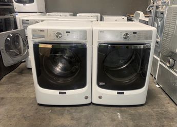 MAYTAG XL CAPACITY WASHER DRYER ELECTRIC SET FREE DELIVERY