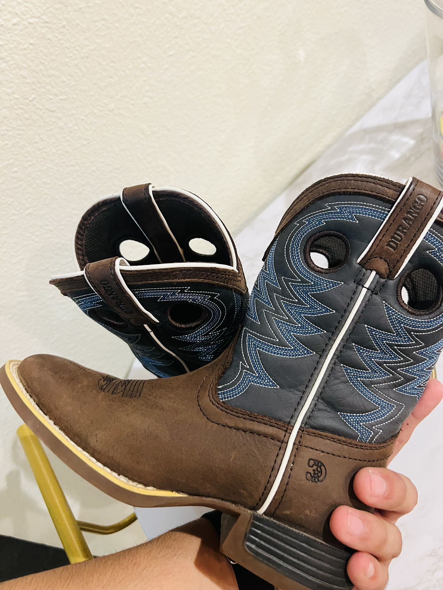 DURANGO® LIL' REBEL PRO LITTLE KID'S BLUE WESTERN BOOTS