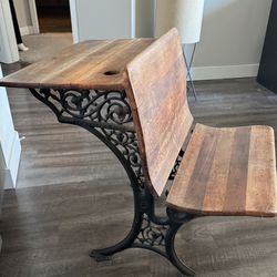 A.H.Andrews & Co Antique School Desk