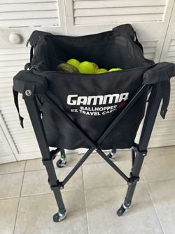 Gamma Ballhopper EZ Travel Cart with ball
