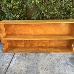 Vintage French Cottage Style Handmade Bookcase or Shelving Unit