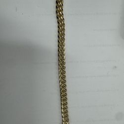 14k gf Cuban bracelet