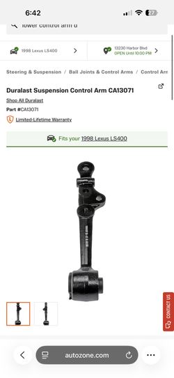 1998 Ls400 Driver Side Suspension Control Arm