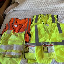 Safety Vest Bundle 7 Pieces Total 