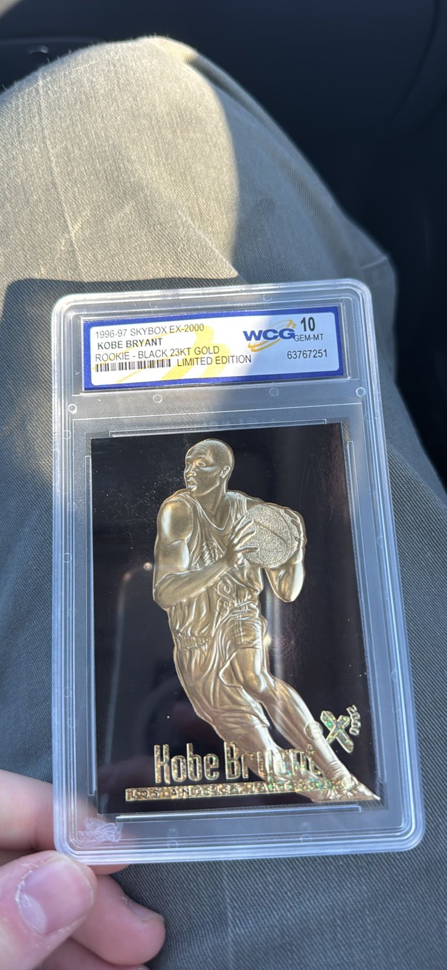 Psa 10 Limited Edition Black And Gold Kobe Card