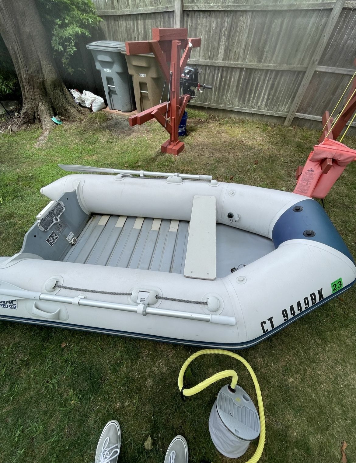 Zodiac Wave Dinghy Boat With Motor for Sale in Southington, CT OfferUp