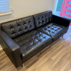 Ikea Leather Sofa
