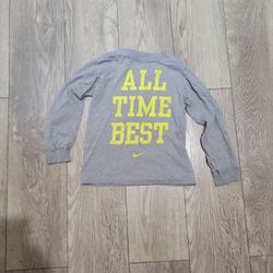 Nike Boys Small Longsleeve Shirt All Time Best