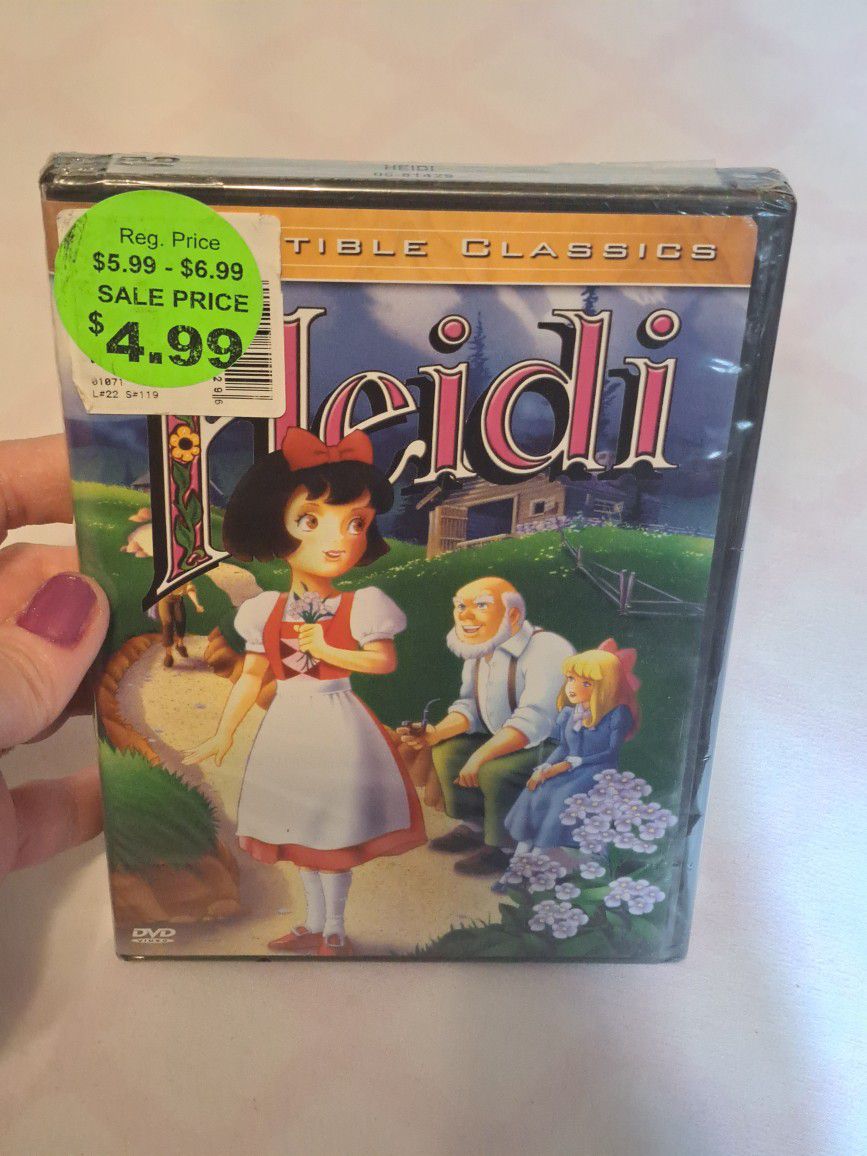 DVD Heidi Collectible Classics Children's DVD NEW!