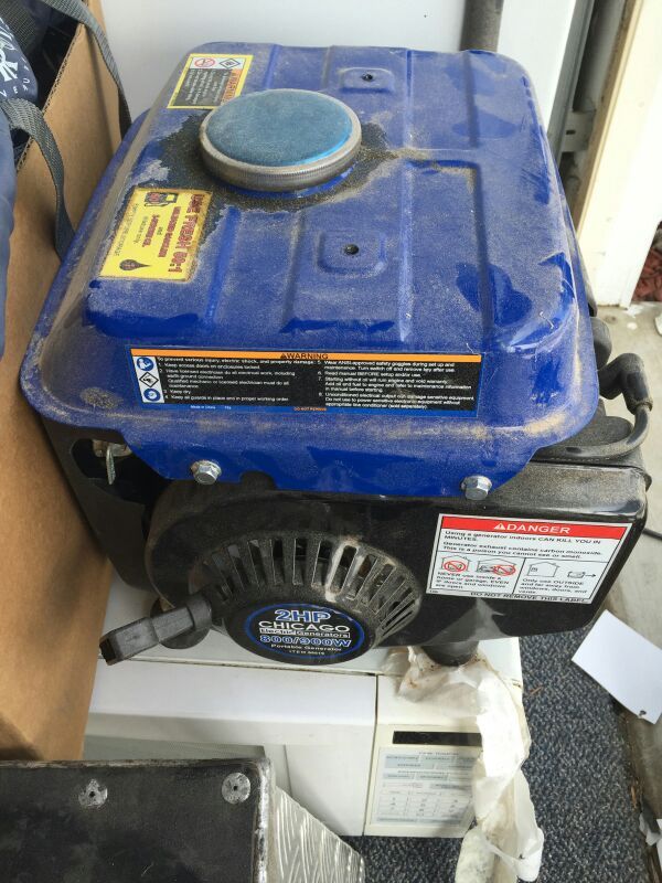 Harbor freight 800 watt generator