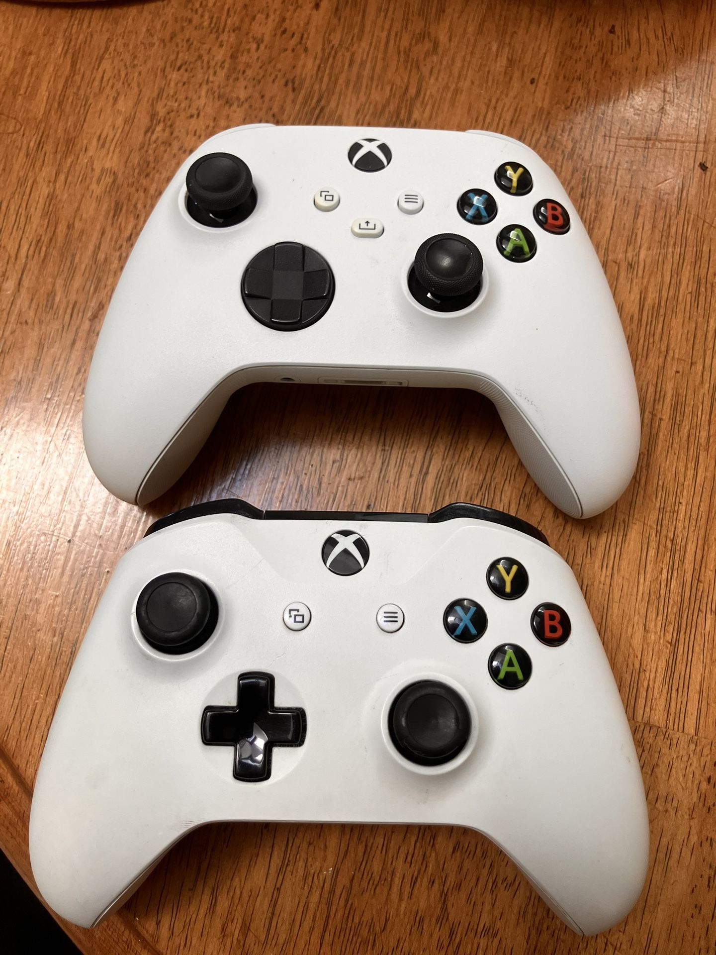Two Xbox One Controllers