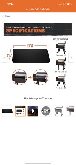 Folding Grill Shelf