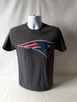 New England Patriots mens grey short sleeve size S