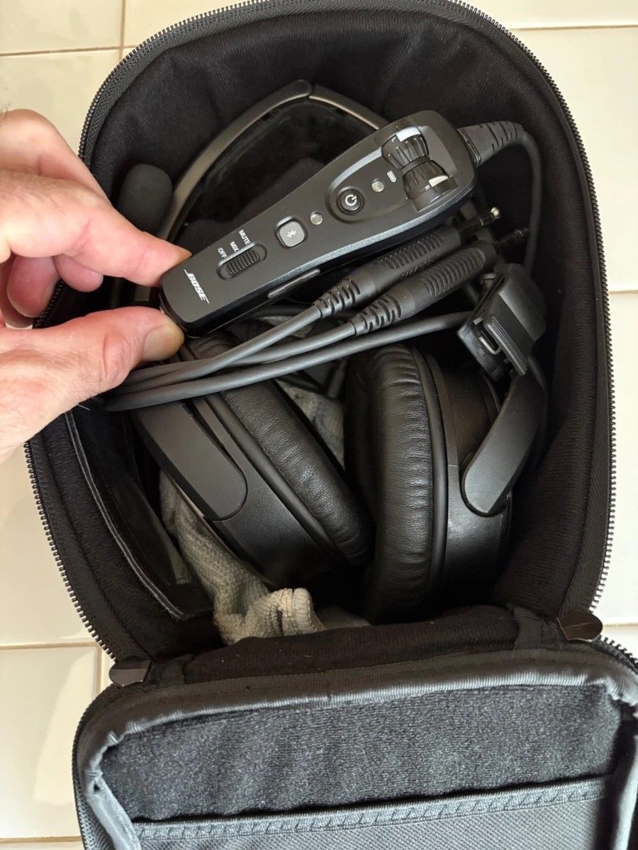 Bose A20 Aviation Headset with Bluetooth Dual Plug Cable