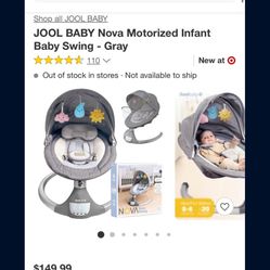 JOOL Baby Nova Motorized Baby Swing (Brand new - In Box) 