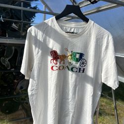 Coach Rainbow Horse and Carriage T-shirt 