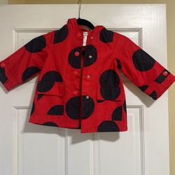 Carter’s 2 T Lady Bug Raincoat 