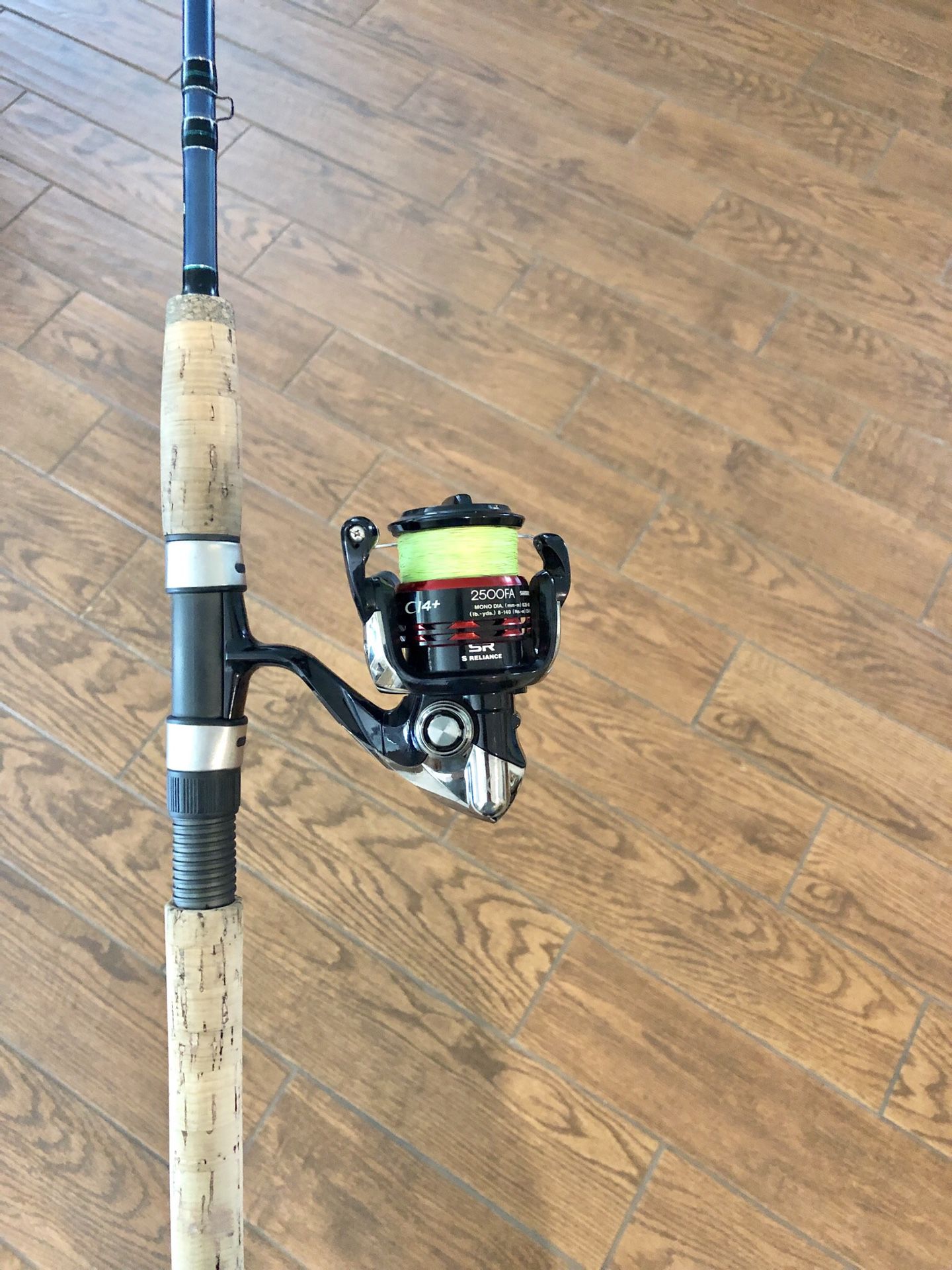 Shimano Stradic CI4+ 2500 Reel on a Fenwick Elite Tech Inshore Fishing Rod