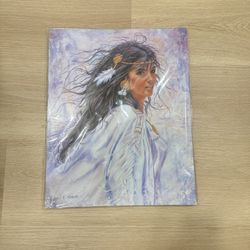 Native American Art Jonnie K Kostoff Vintage Print 