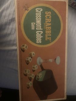 Old Crossword Cubes Game