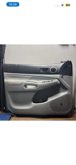 Door Panel fits 2005-2011 Toyota Tacoma Front Driver Gray OEM