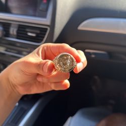 Medusa Gold Played Ring