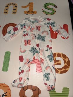 💕🦋Carter's Baby Girl Pajama 9m+ 🦋💕