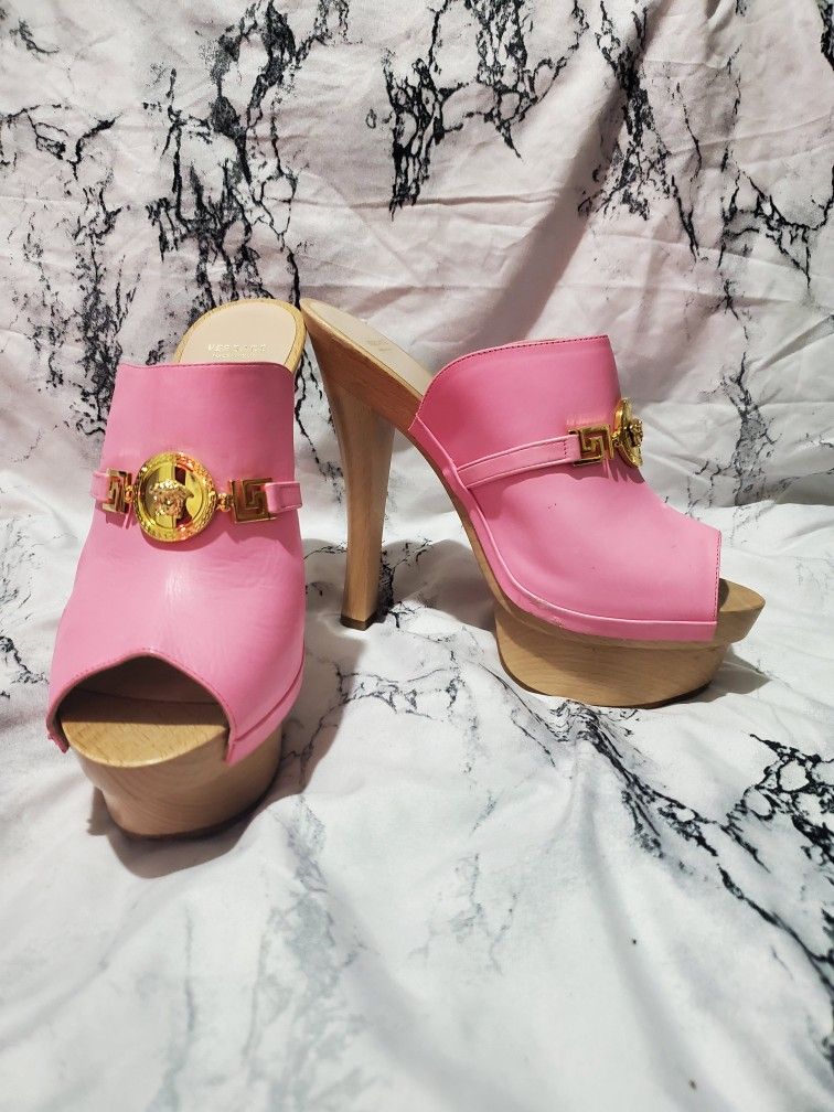 Platform Mule Shoes