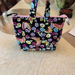 Lunch Bag , Cosmetic Bag - 10” X 8” - Fully Lined 