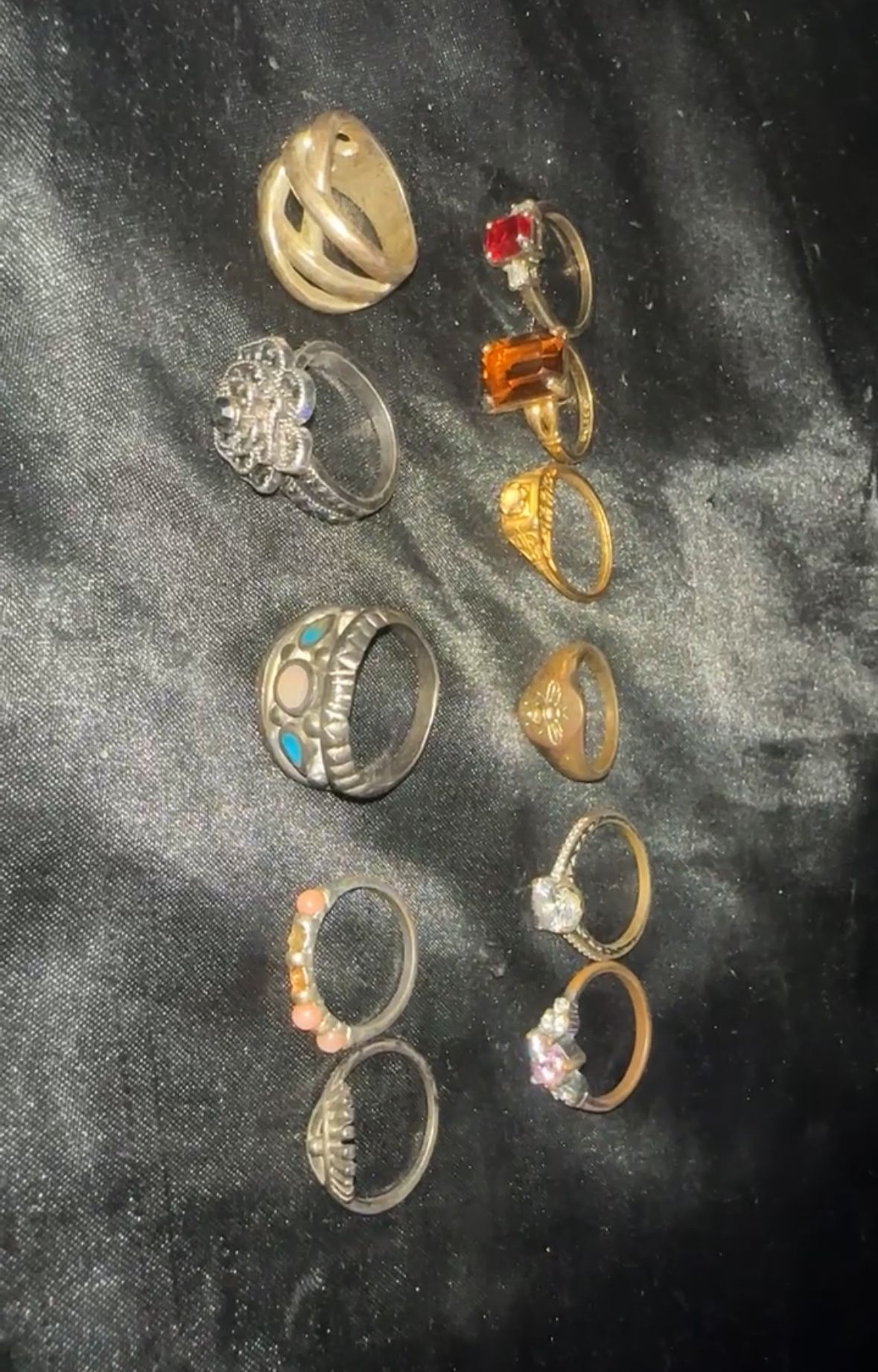 Vintage Rings / Necklace Y2k