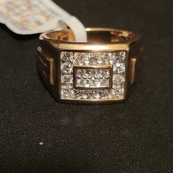 1ct. 6.50g 10k Gold Men's Ring $800