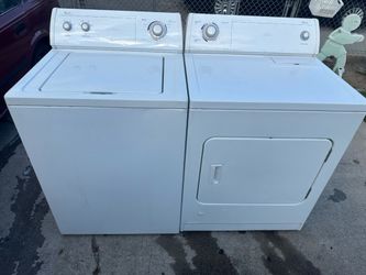 Whirlpool washer and gas dryer