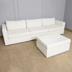 Lego Divan Ivory Modular Sectional