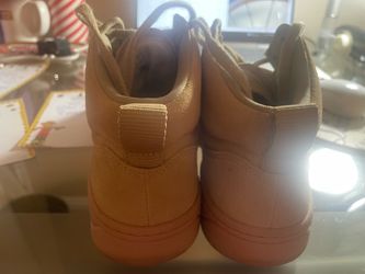 New Vera  taupe suede tennis shoes