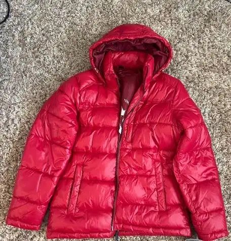 Red michael kors puffer Need gone 