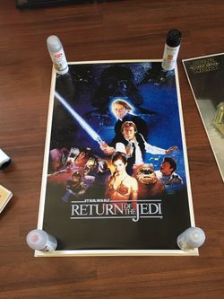 Star Wars return of the Jedi movie poster