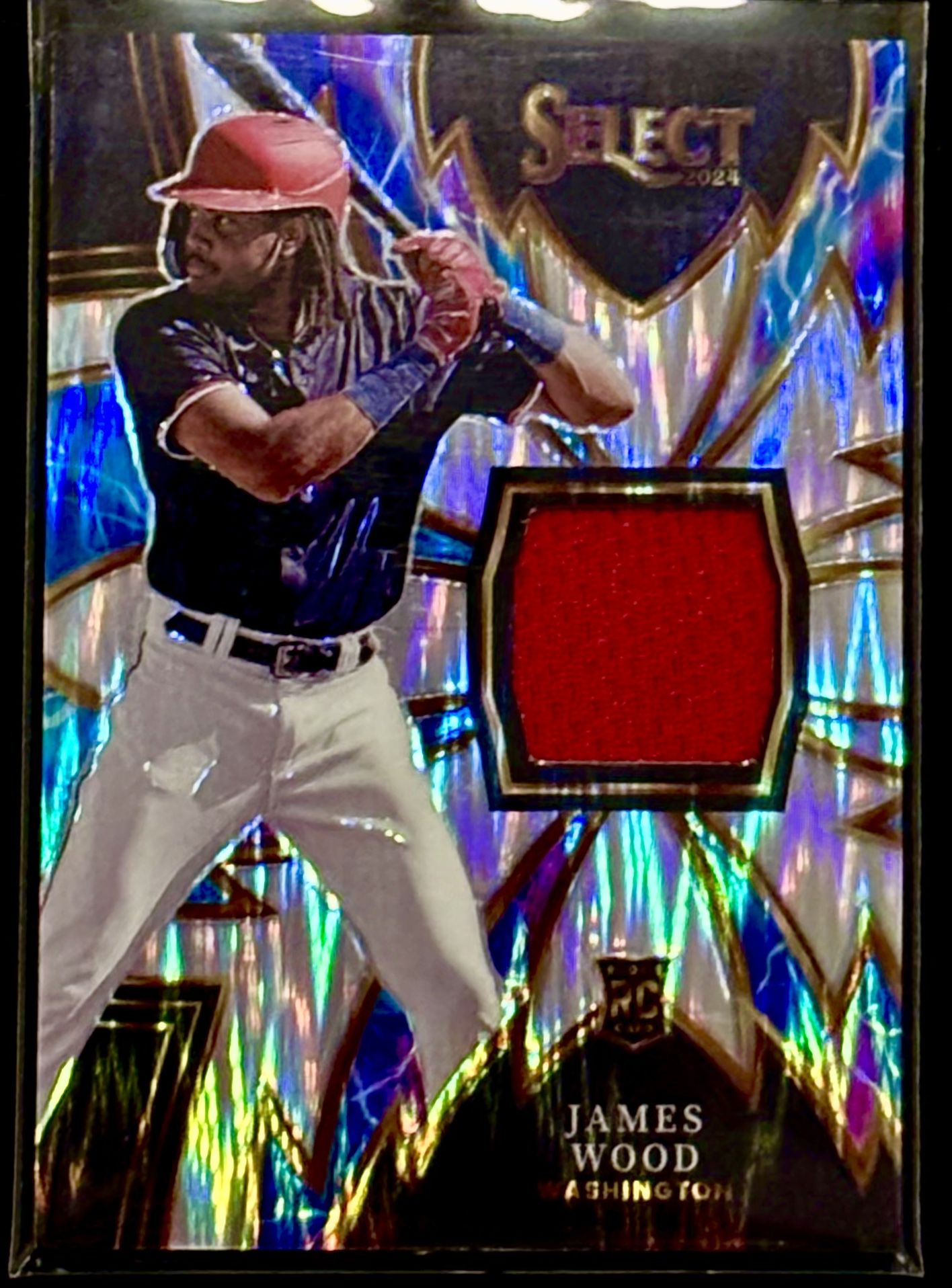 2024 Panini Select James Wood Red Spark (MEM) RC #SPK-JW
