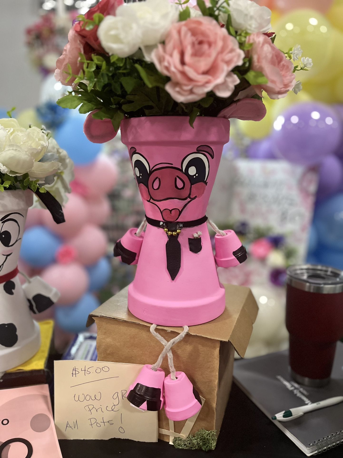 Mr. Pig Flower Pot