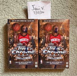 Topps Chrome Basketball Cactus Jack Hobby Box