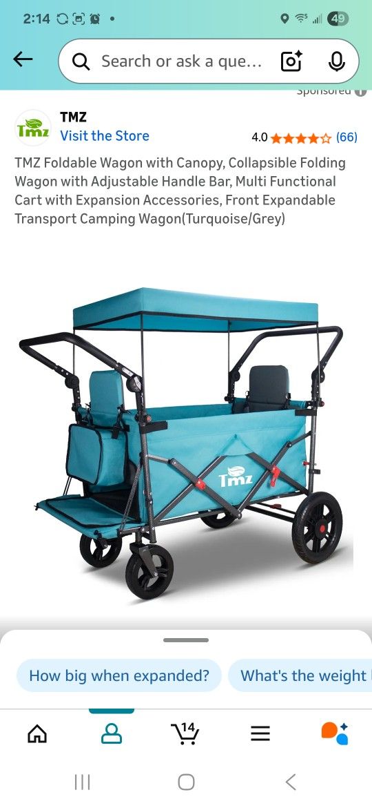 Brand New In Box TMZ Wagon For 2