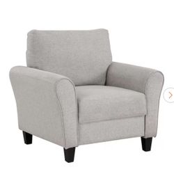 Aleron Sand Textured Fabric Arm Chair