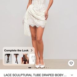 Dress From Cider White Bodycon Mini Dress