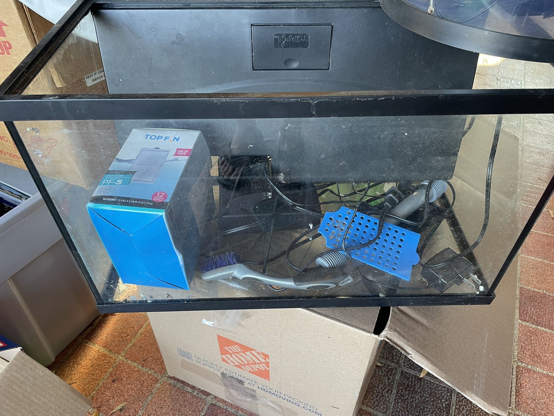 2 Aquariums With Stuff To Run Them
