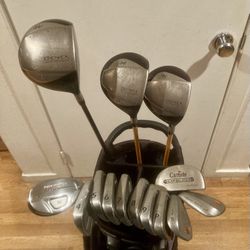 TALL Golf Clubs Set (6’0”-6’4”) 14 Clubs & Bag - NEW GRIPS! - PGA Tour Brands