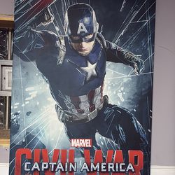 Captain America picture frame