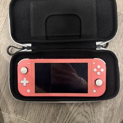Nintendo Switch Lite – Coral | Excellent Condition | Case Included